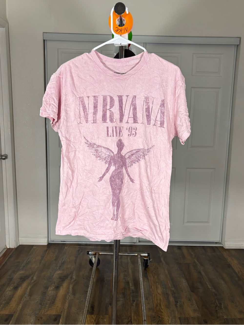 NIRVANA Pink Angel Graphic Tour Tee